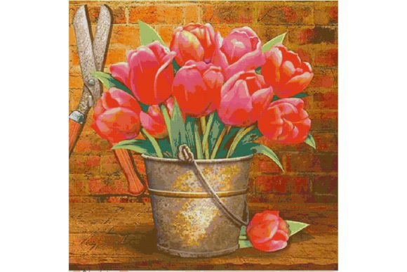 Review: Counted Cross Stitch Pattern-Flowers 118 for Gifts