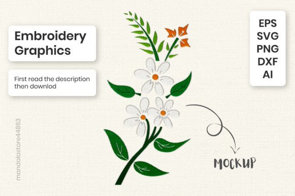 Review: Embroidery Graphics Flowers SVG for Handmade Gifts