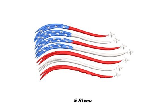 Review: Fighter Jet Airplane American Flag Design