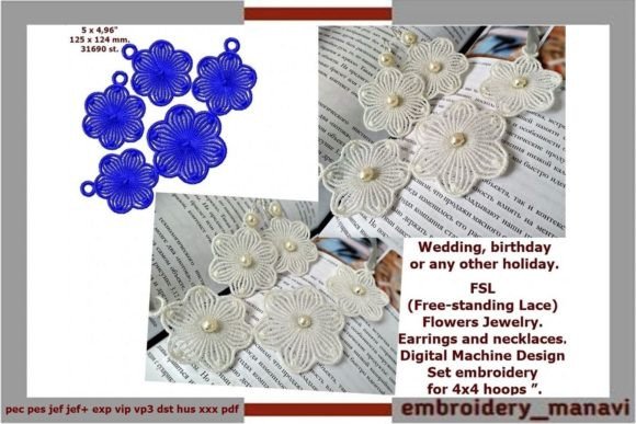Review: ITH FSL Flowers Jewelry Design