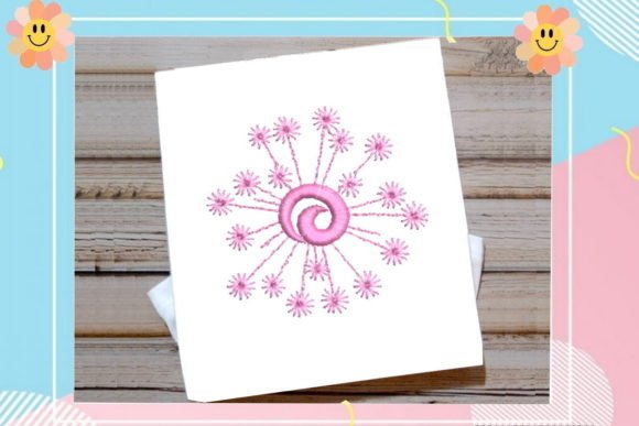 Reviewing the Beautiful Pink Flower Embroidery Design