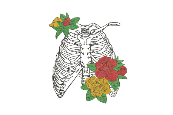 Skeleton Rib with Flowers: A Seasonal Review