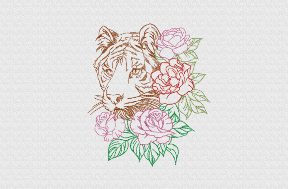 Tiger with Flowers: A Designer’s Review for Craft Fairs