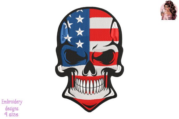 USA Flag Skull: A Designer’s Review for Bold Embroidery